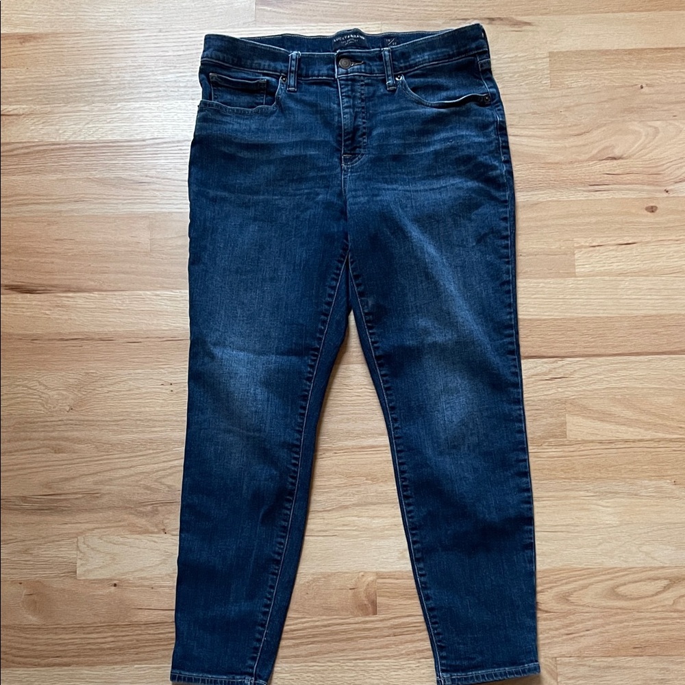 Lucky Brand Deep Indigo Ankle Jeans